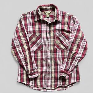 Vintage 80s-90s St.John’s Bay flannel button shirt long sleeve made in USA